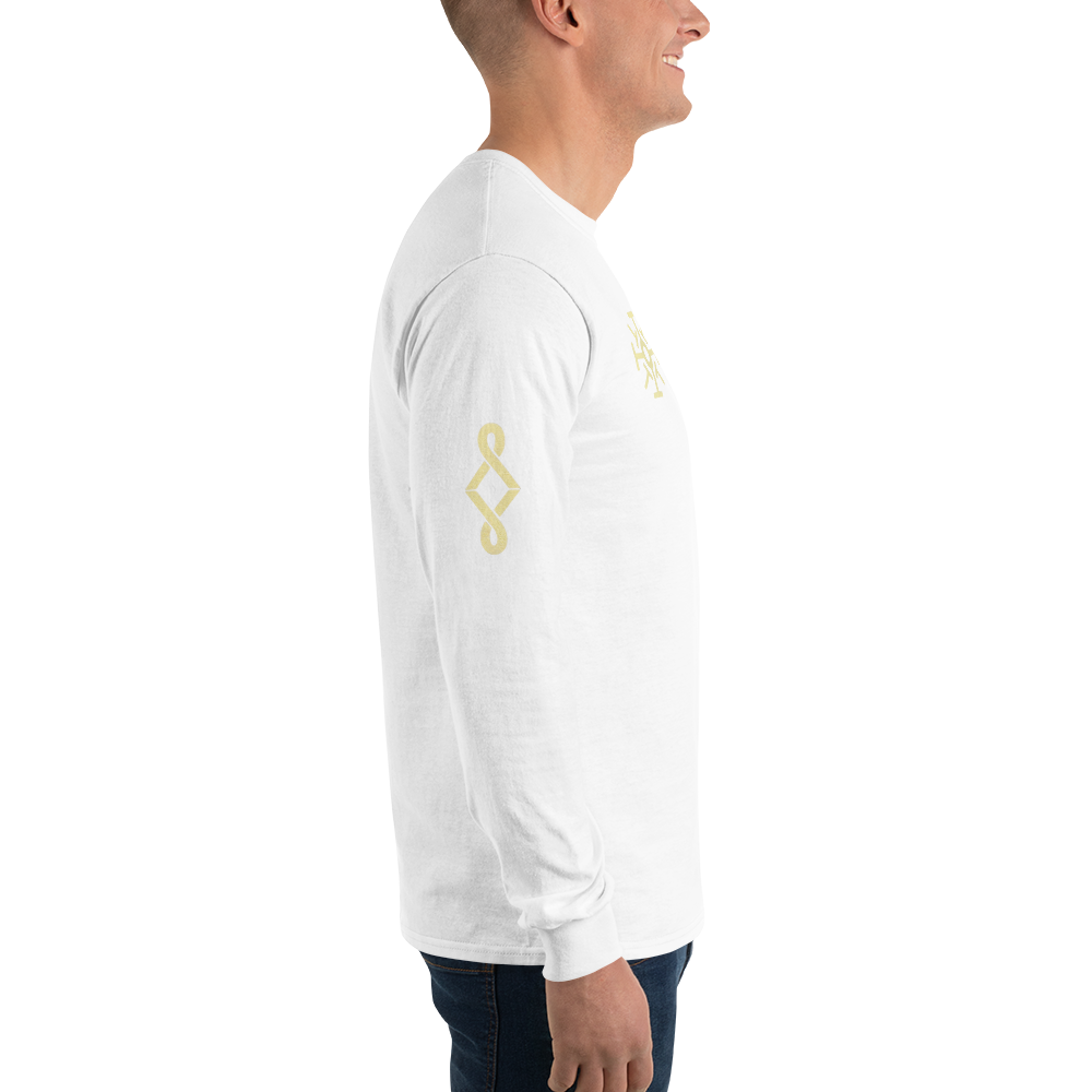 Sanskrit Herren-Langarmshirt - Gold - Terra